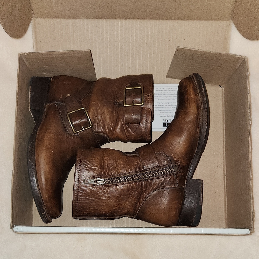Frye Vicky Engineer Boots